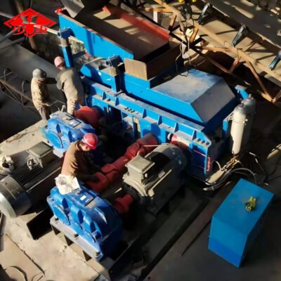 test 5 hydraulic double roll sand making machine