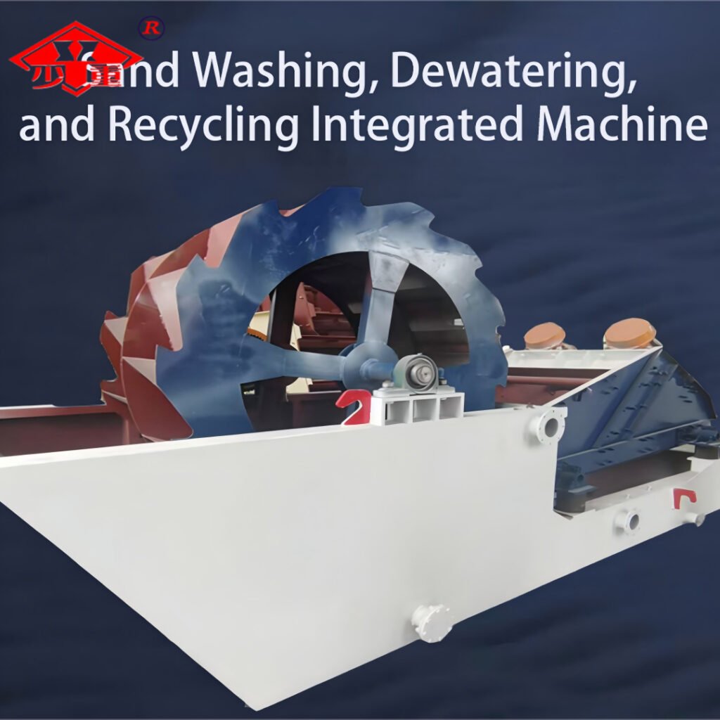 sand washing and dehydration all in one machine